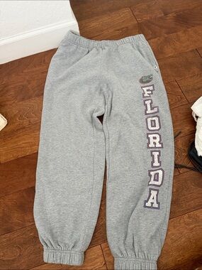 47 Brand Gray Sweatpants with Florida Side Lettering